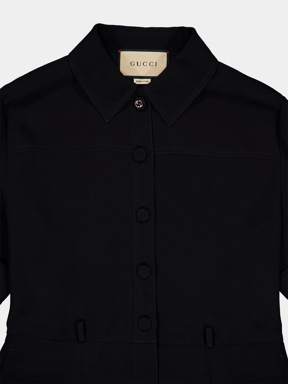 Chic Black Crêpe Jumpsuit - Image 5