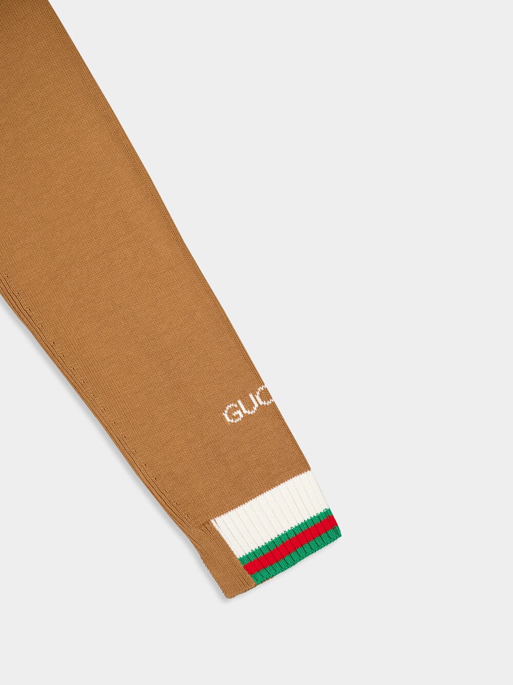 Cotton Sweater with Gucci Intarsia - Image 4