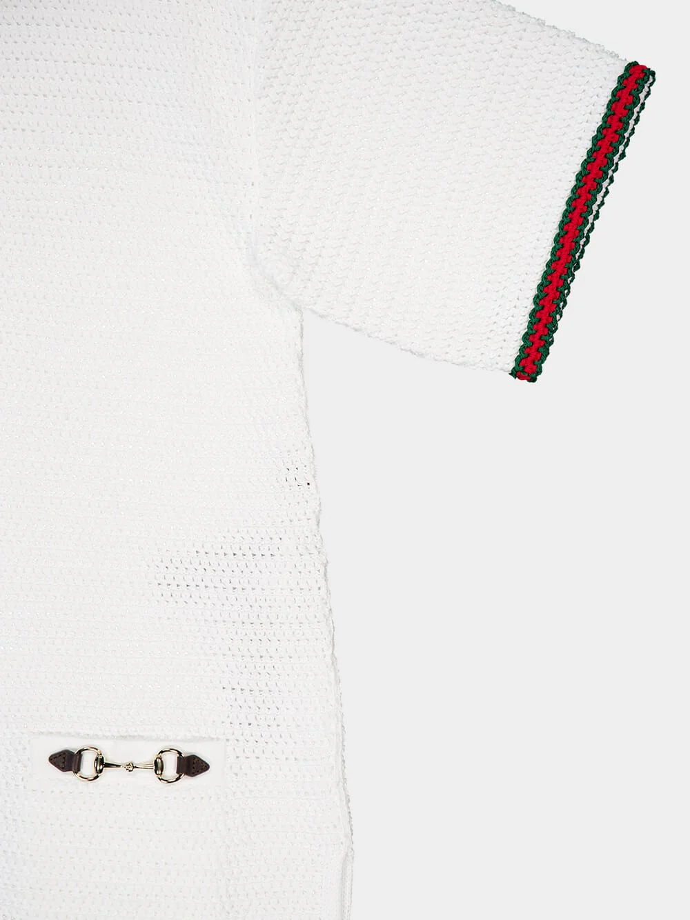 Crochet-Effect Cotton Dress - Image 4