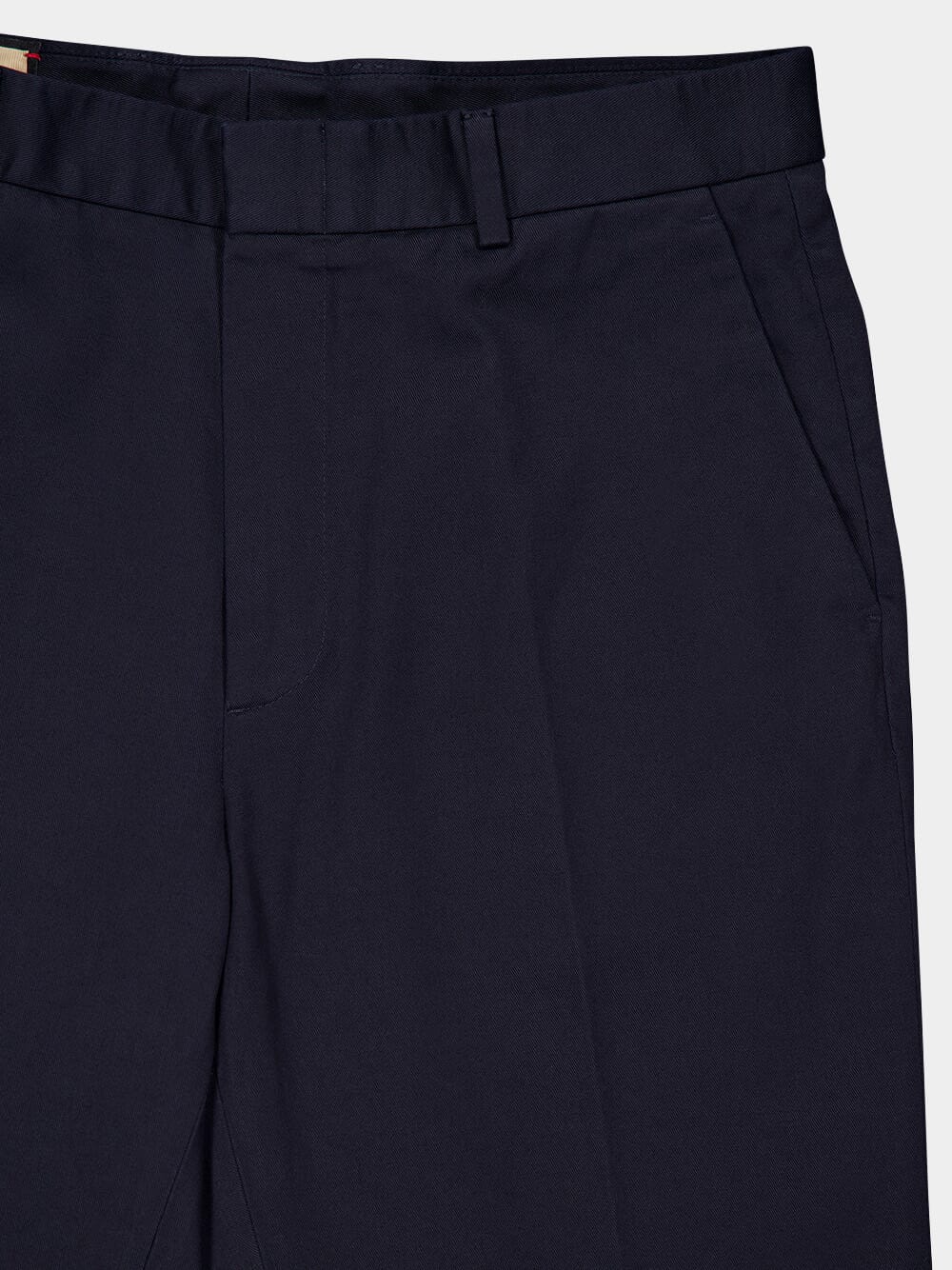 Dark Blue Cotton Chino - Image 3
