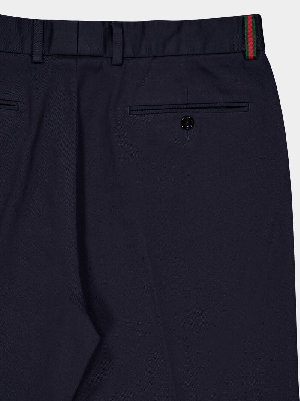 Dark Blue Cotton Chino - Image 4