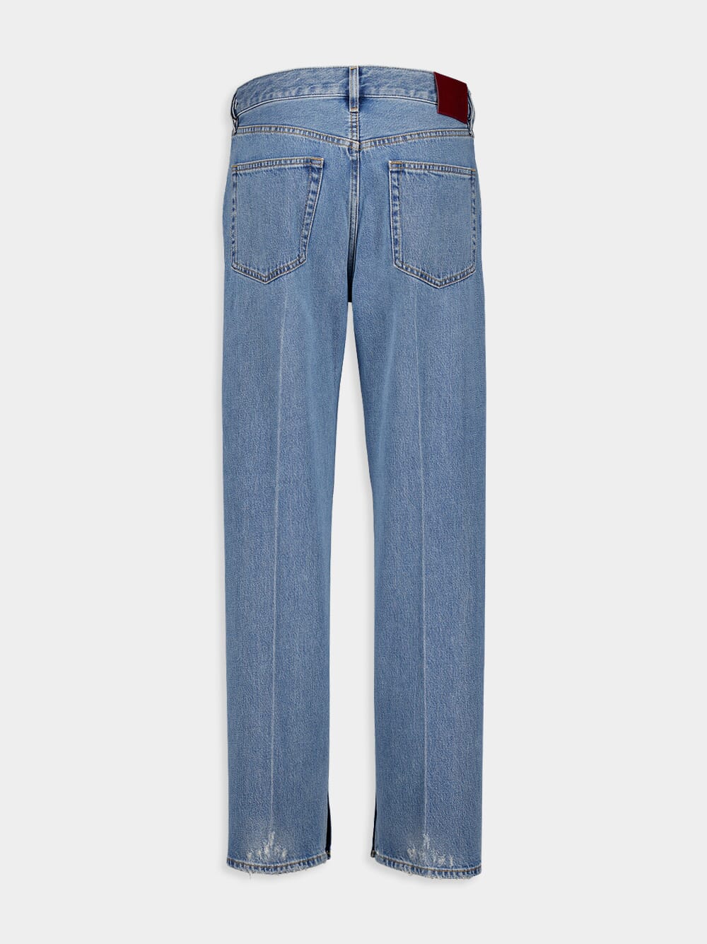 Denim Pant with Gucci Label - Image 2