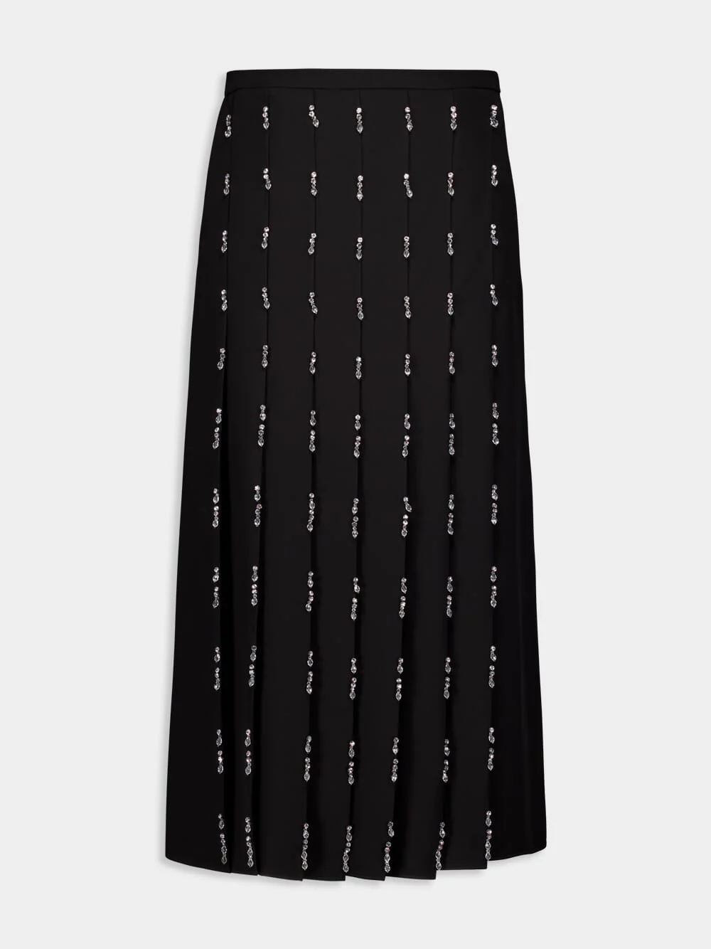Embroidered Midi Skirt