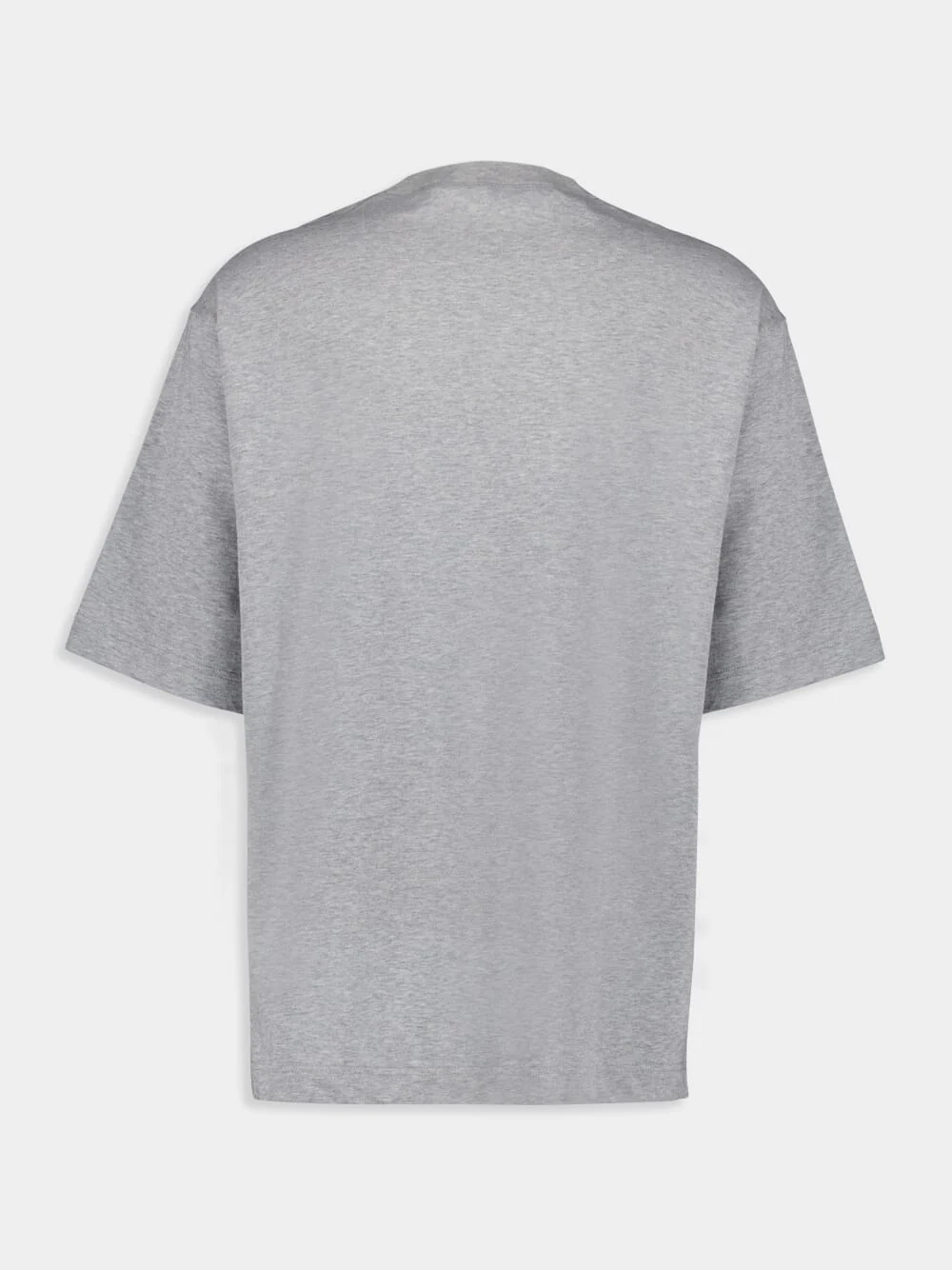 Grey Cotton jersey T-shirt with print - Image 2