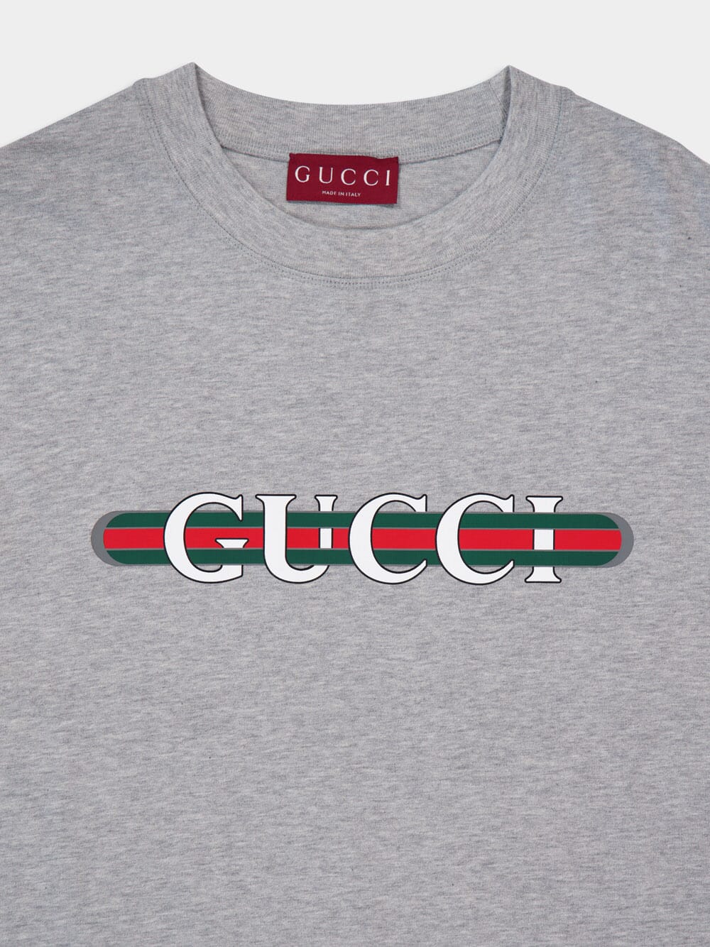 Grey Cotton jersey T-shirt with print - Image 3