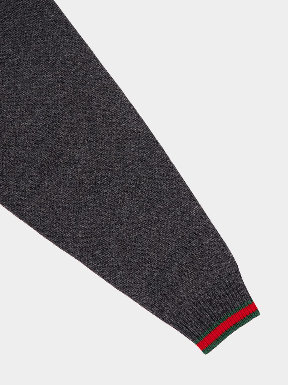 Grey Wool Cashmere Sweater - Image 4