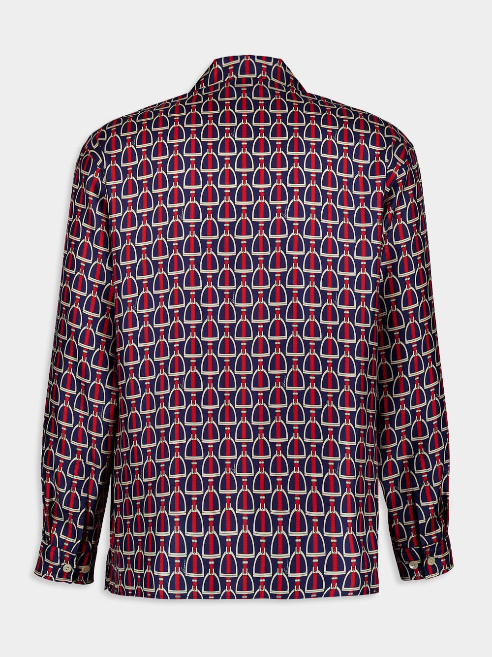 Horsebit Print Silk Shirt - Image 2