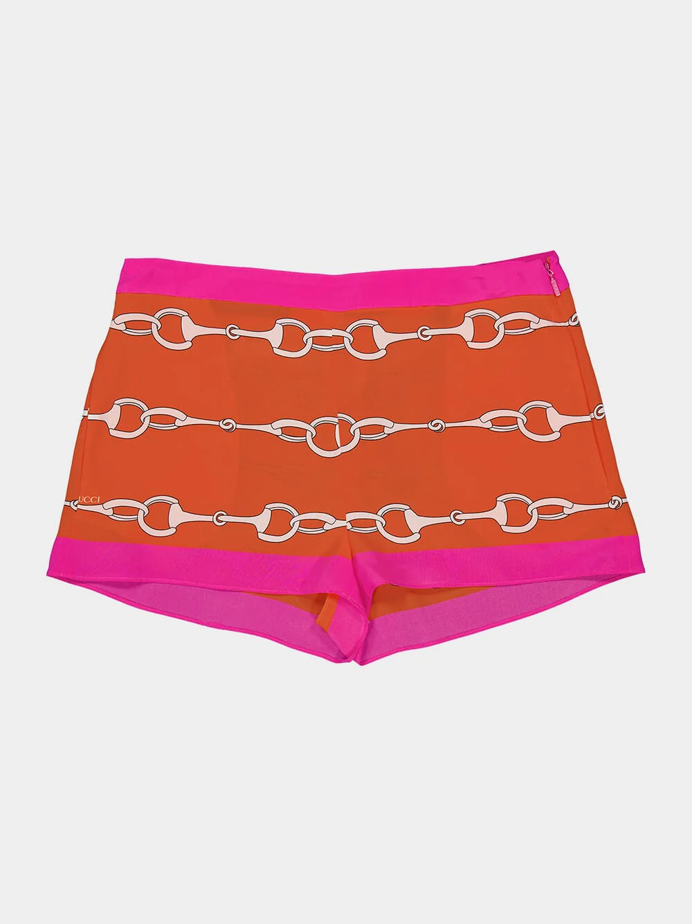 Horsebit Stripe Silk Skirt - Image 3