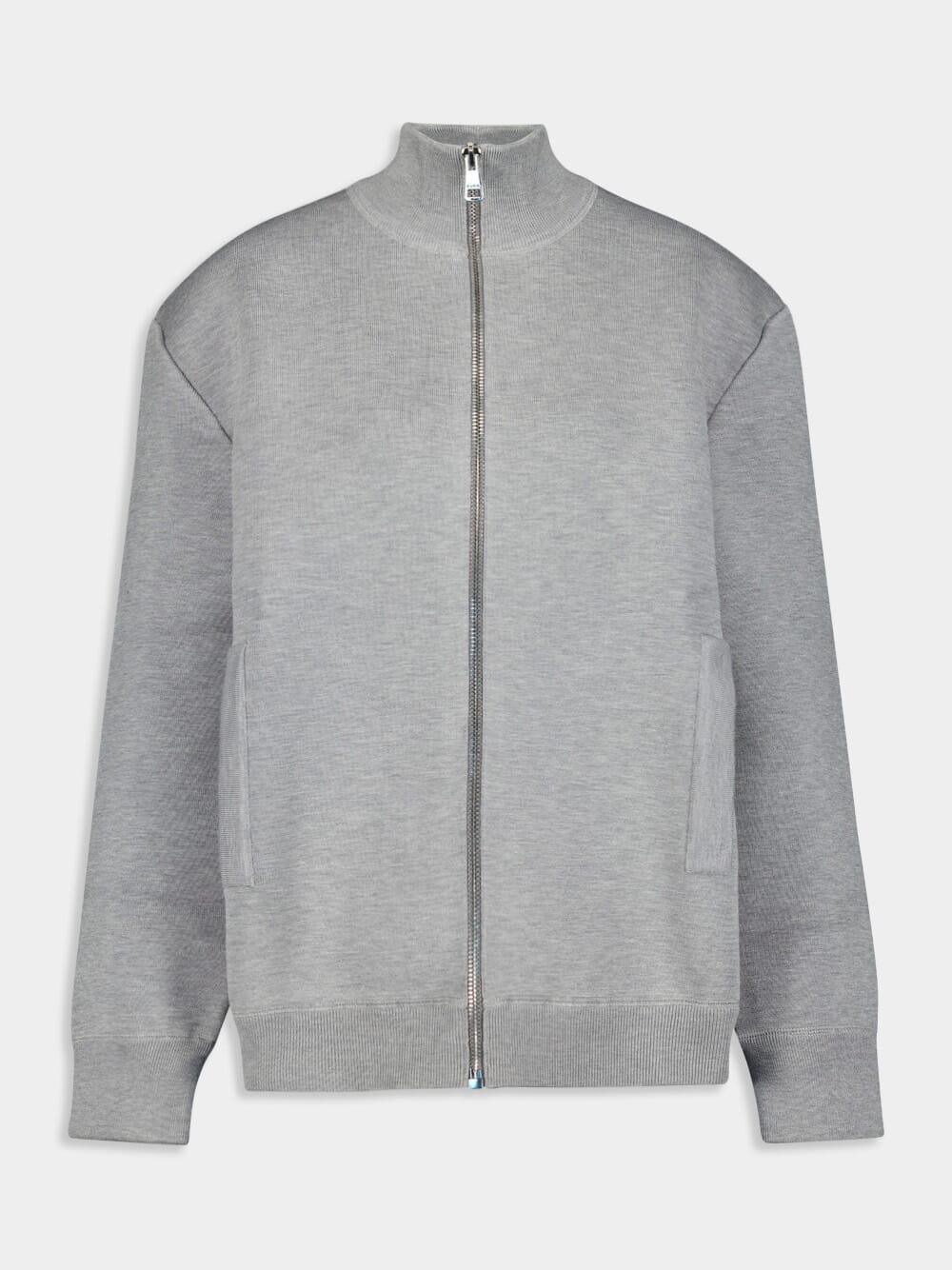 Light Grey Fine Knit Cardigan - Image 2
