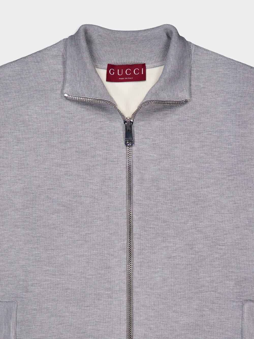 Light Grey Fine Knit Cardigan - Image 4