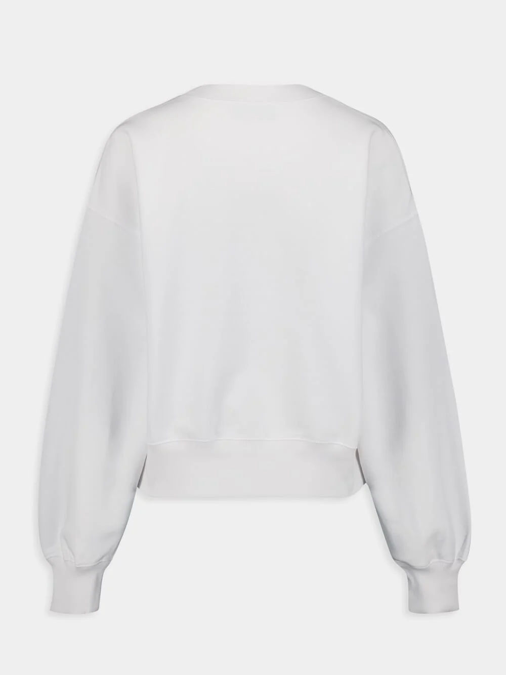 Logo Print Cotton Jersey Sweatshirt - Image 2