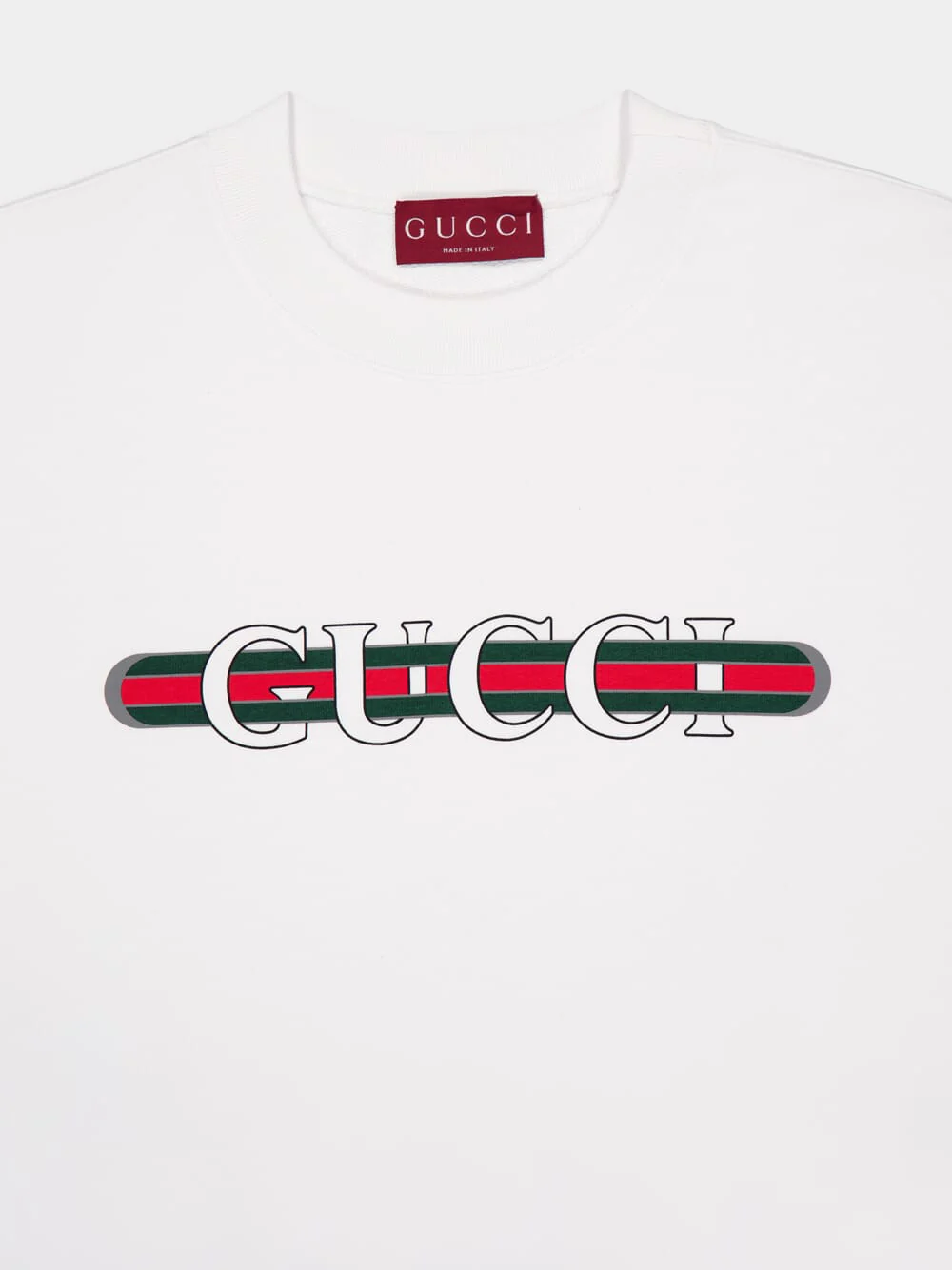 Logo Print Cotton Jersey Sweatshirt - Image 3