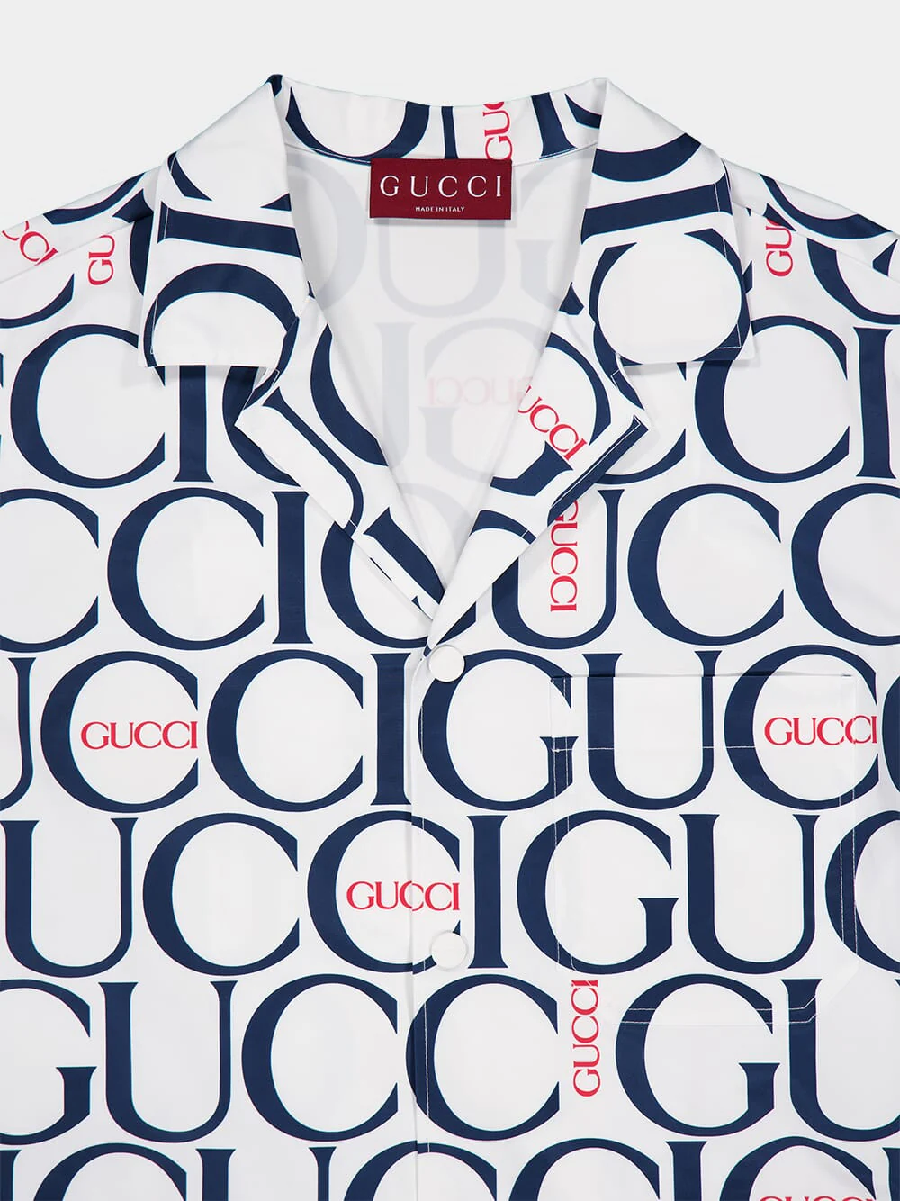 Maxi Gucci Print Fabric Shirt - Image 3