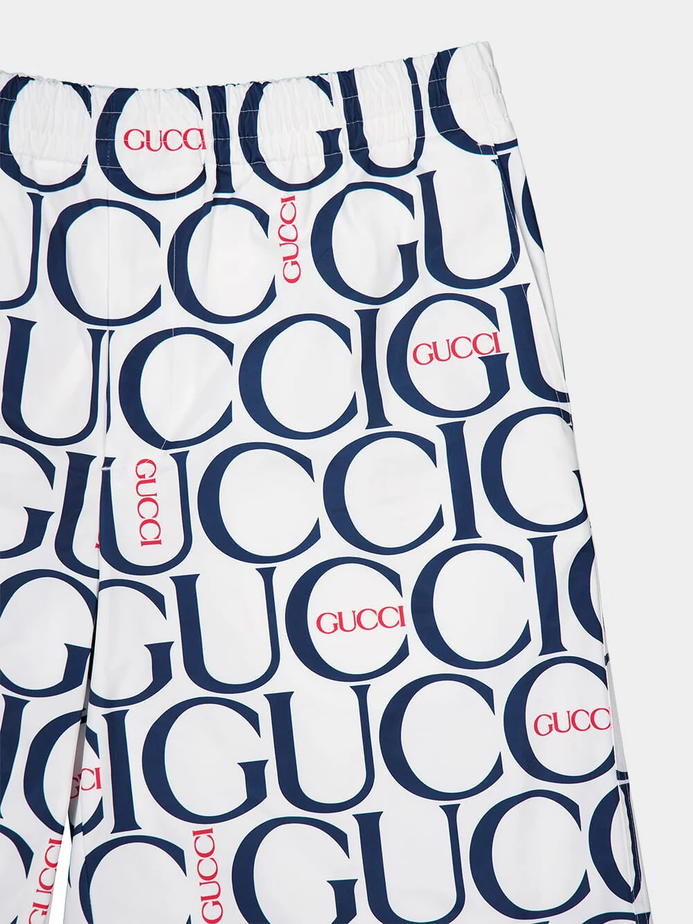 Maxi Gucci Print Fabric Shorts - Image 3