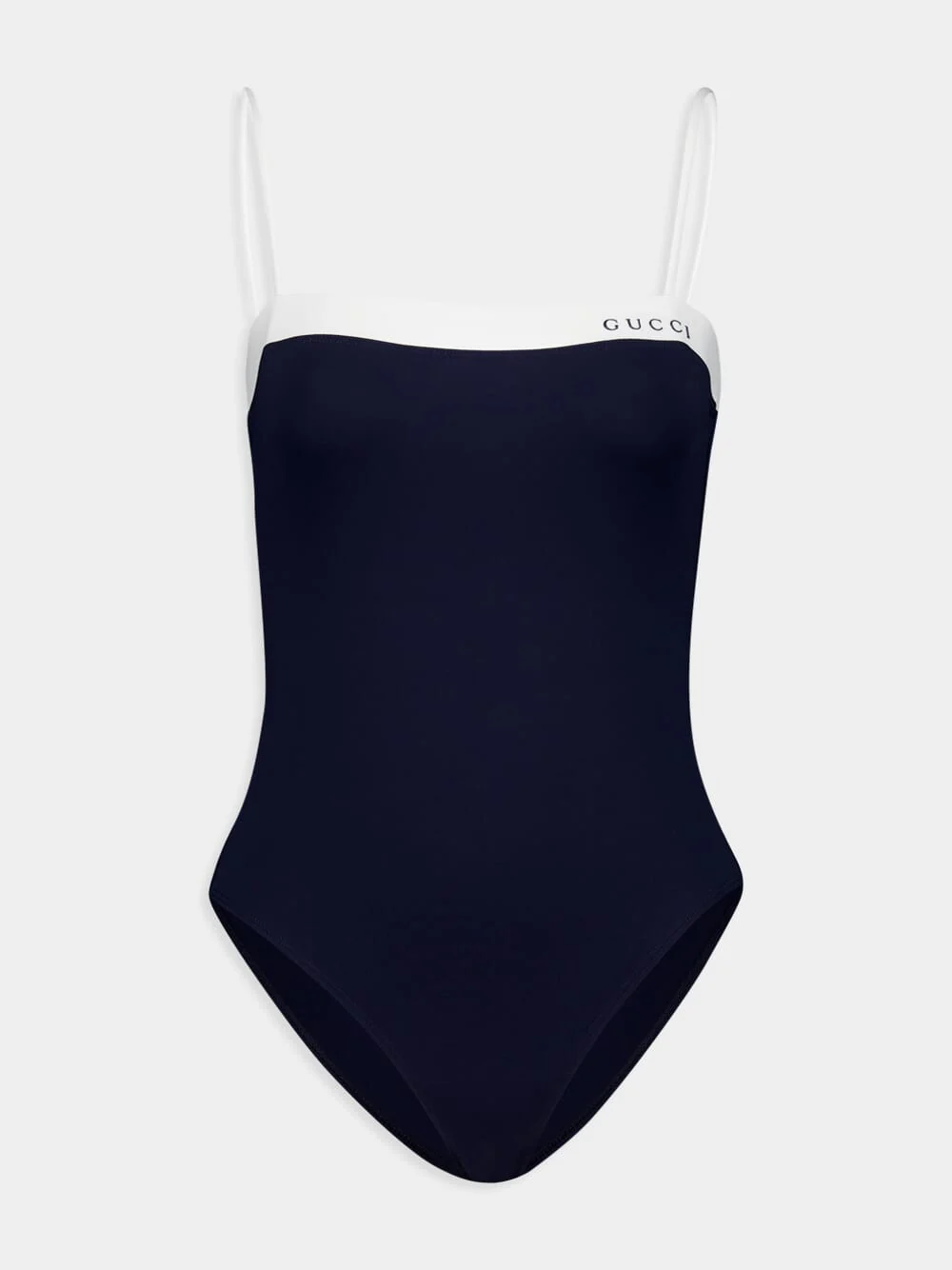 Navy Blue Swimsuit With Straps