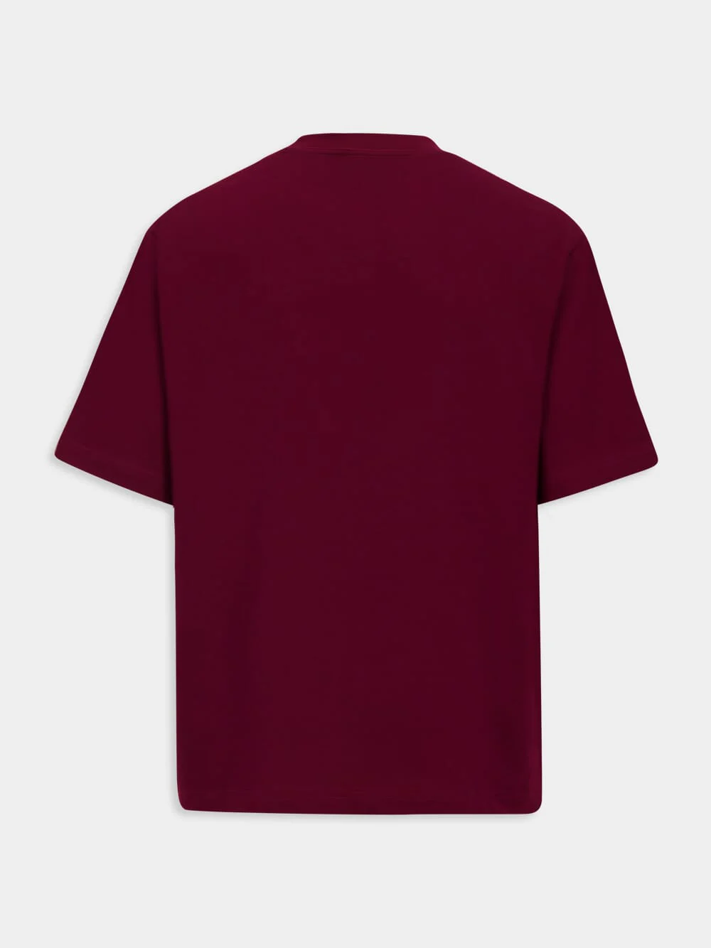 Rosso Ancora Cotton Jersey T-Shirt with Embroidery - Image 2