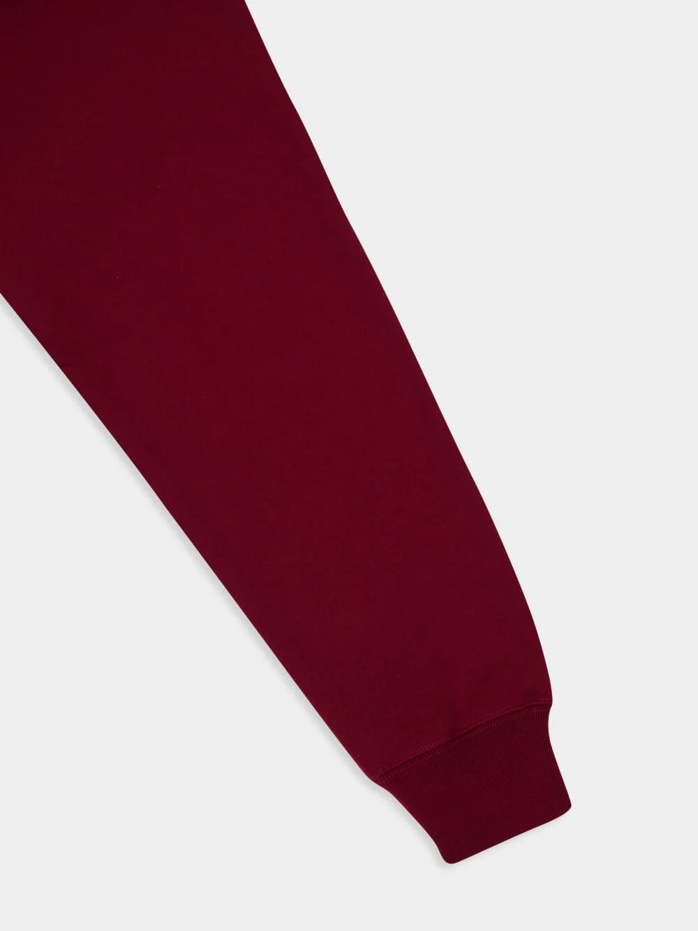 Rosso Ancora Red Embroidered Cotton Sweatshirt - Image 4