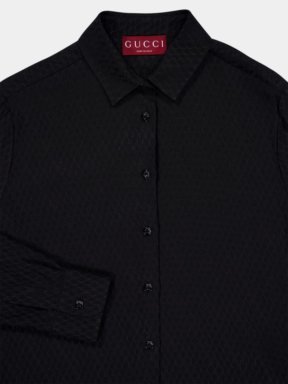 Silk Jacquard Shirt Set - Image 4