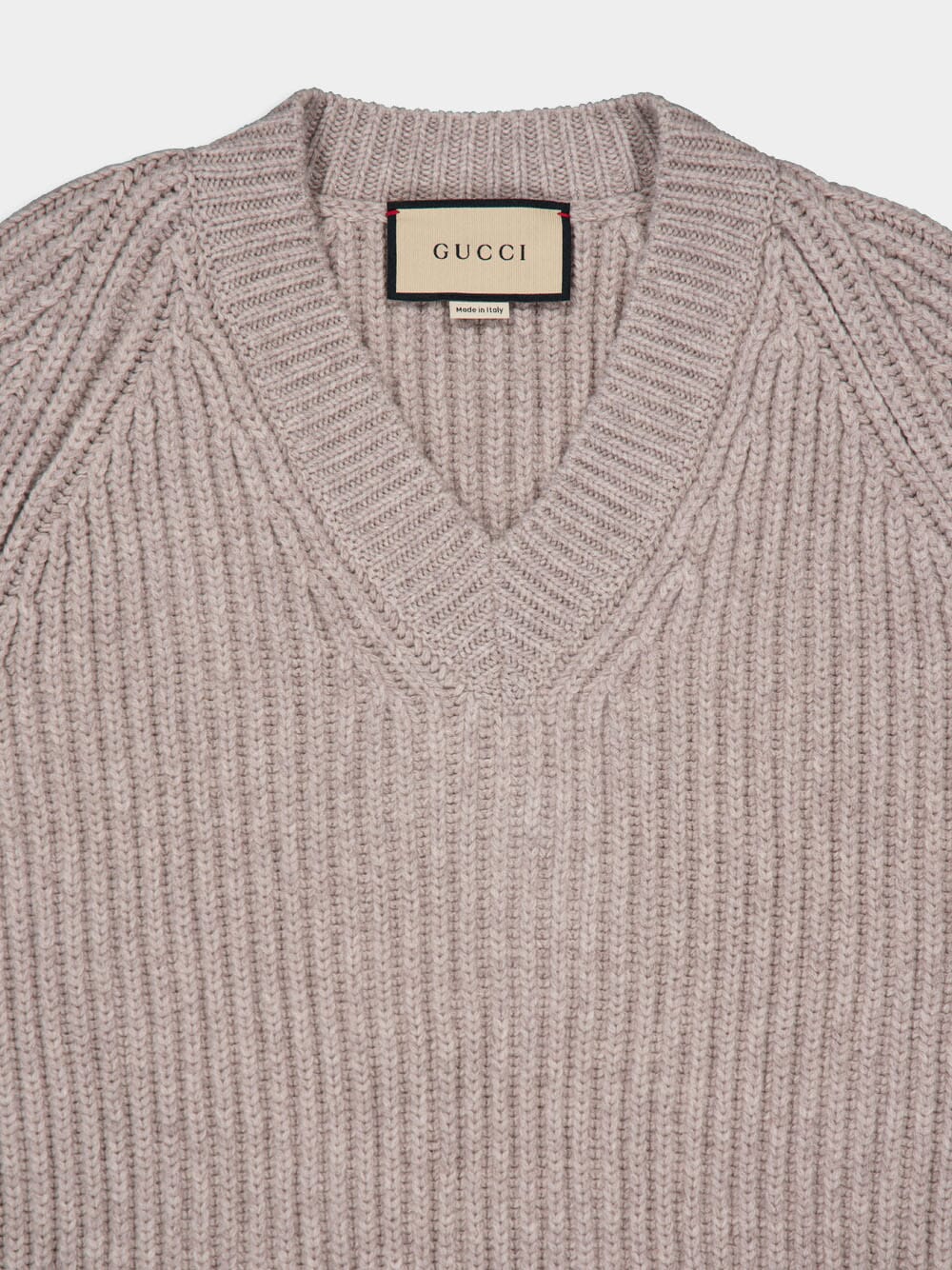 Warm Grey Wool-Cashmere Sweater - Image 5
