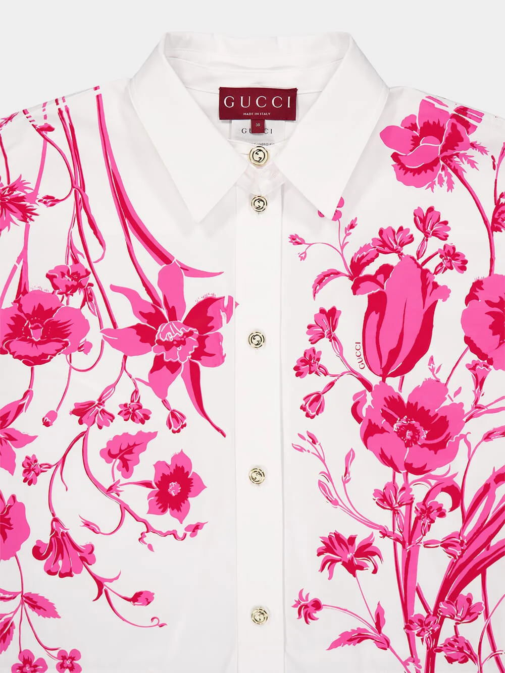 White Floral Maxi Cotton Dress - Image 3