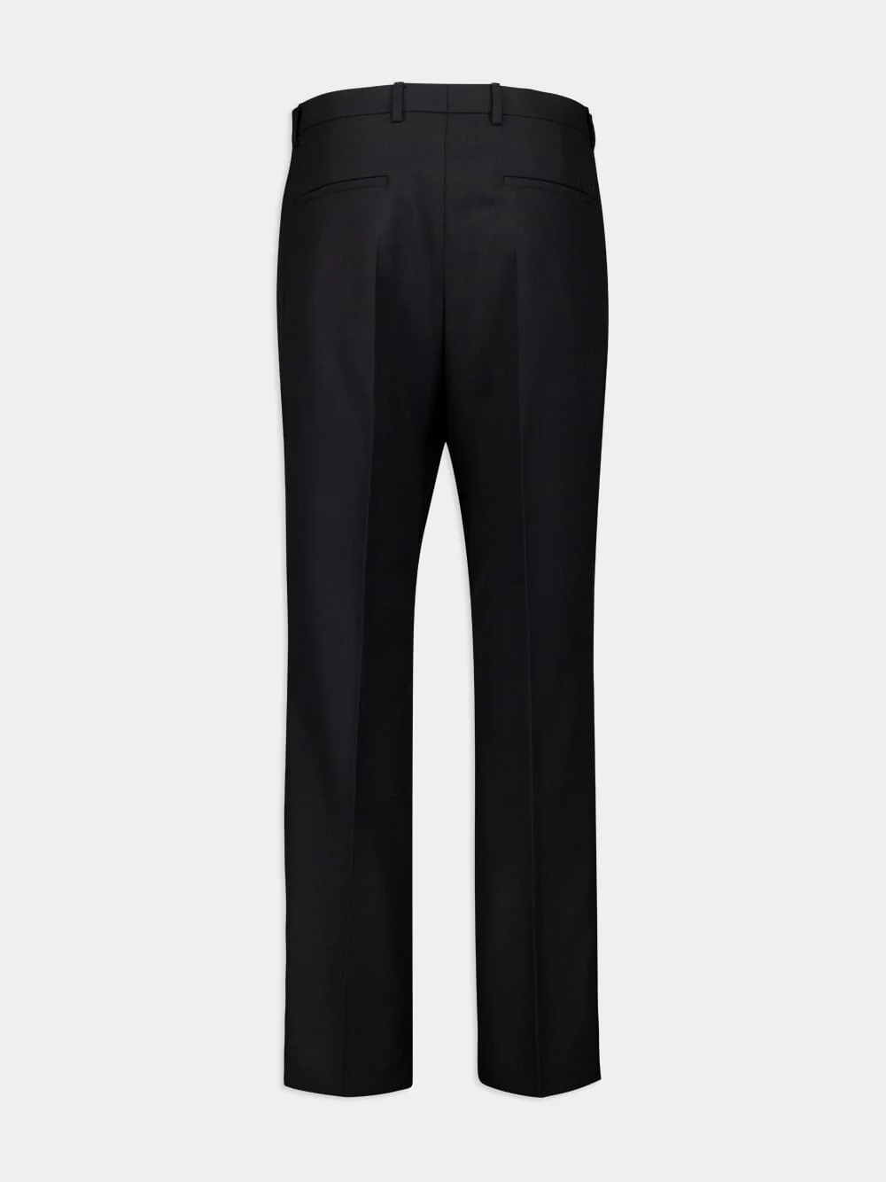 Wool Blend Twill Trousers - Image 2