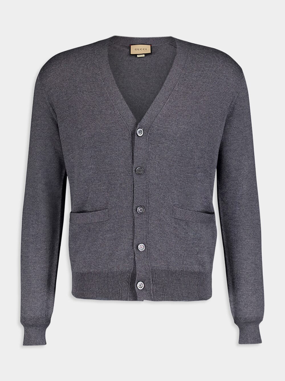 Wool Cardigan with Embroidery