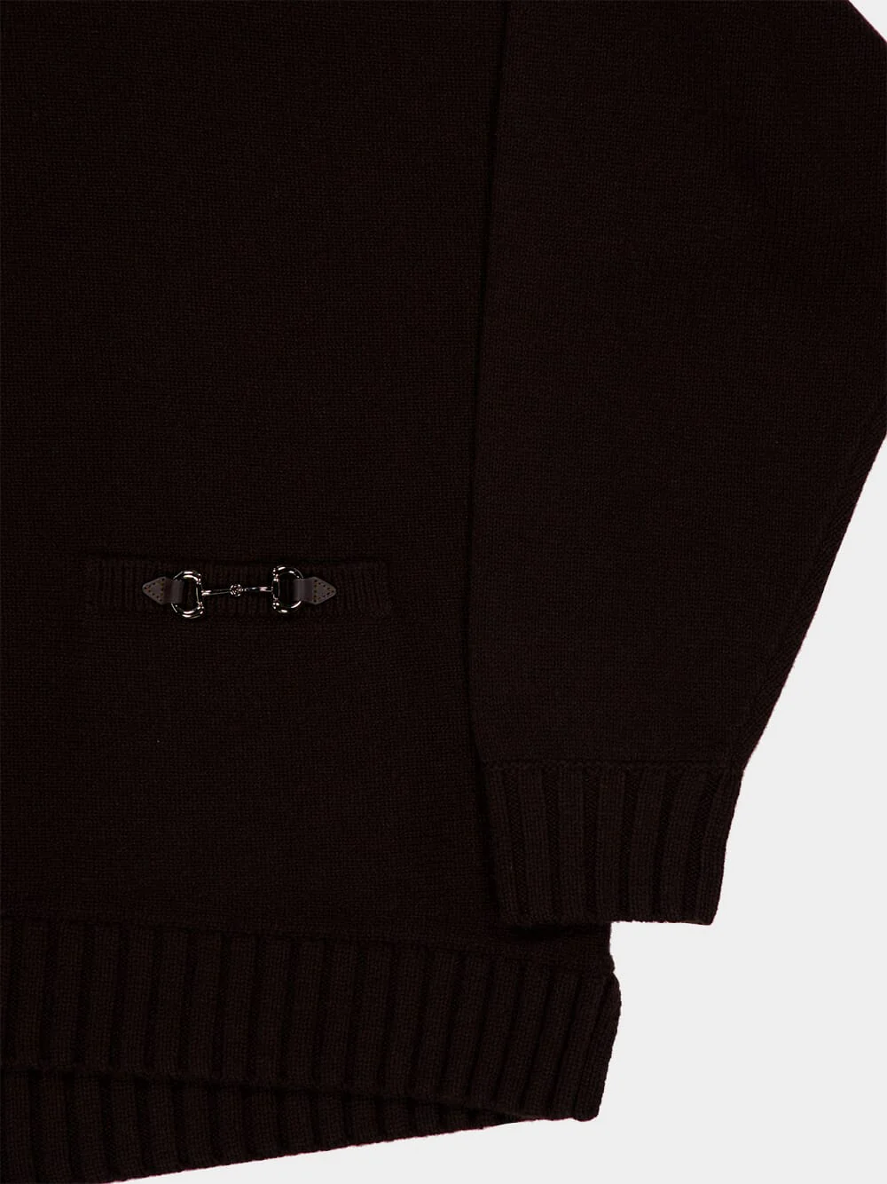 Coffee Brown Wool-Cashmere Pullover - Image 4