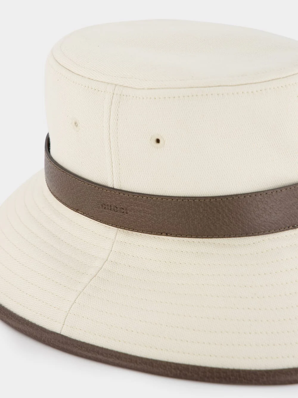 Cotton Bucket Hat With Chin Strap - Image 3