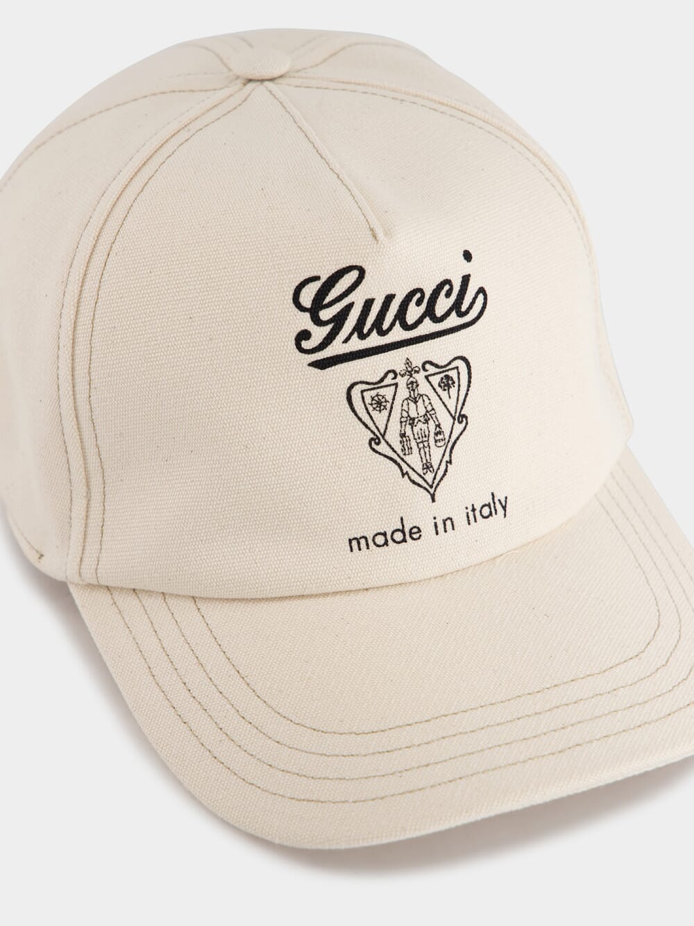Cream Cotton Yume Baseball Hat - Image 3
