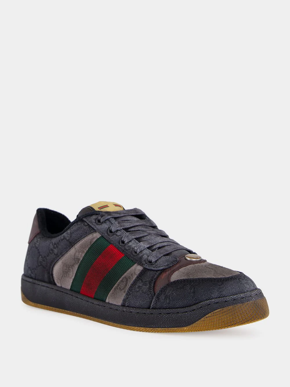 Dark Blue Low-Top Calfskin Sneakers - Image 2