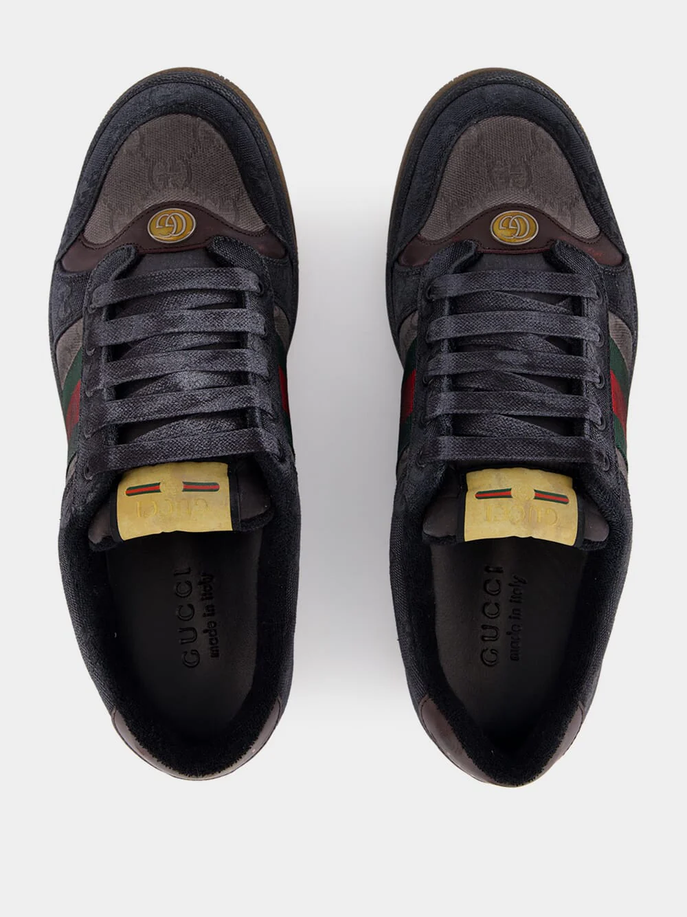 Dark Blue Low-Top Calfskin Sneakers - Image 4
