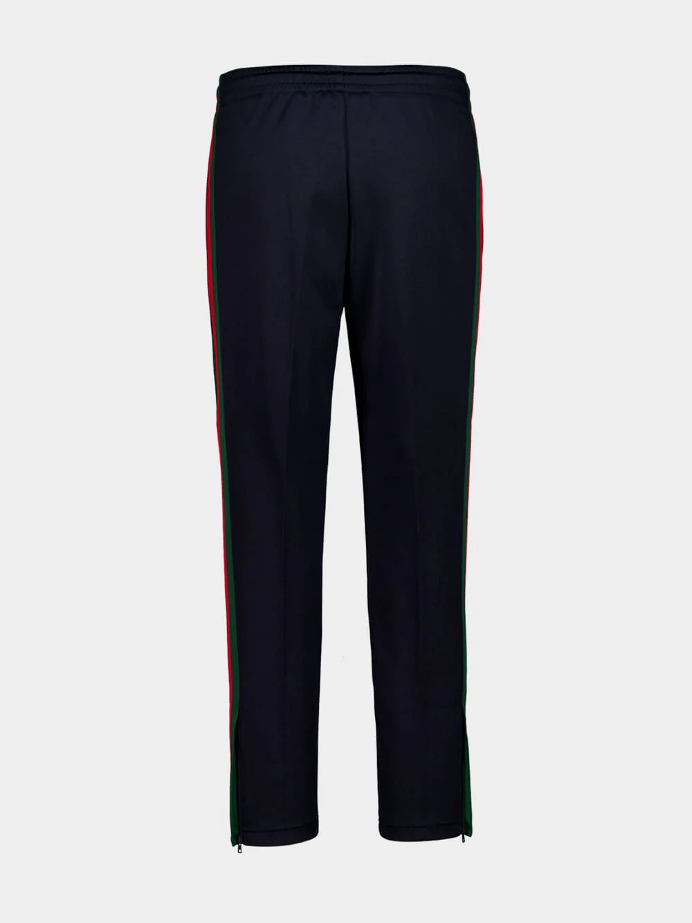 Dark Blue Technical Jersey Sportswear Trousers with Web - Image 2