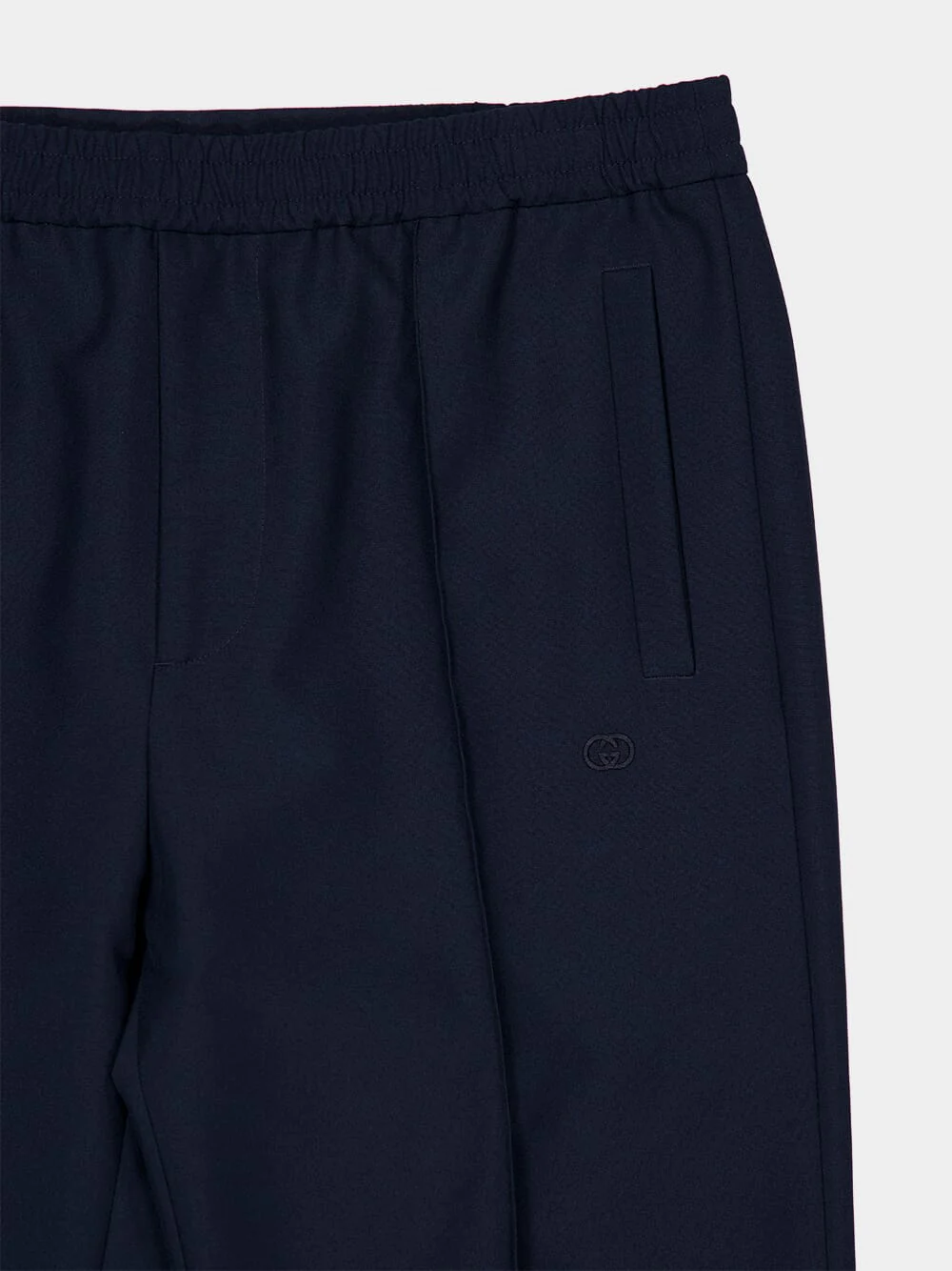 Dark Blue Technical Sports Trousers - Image 3