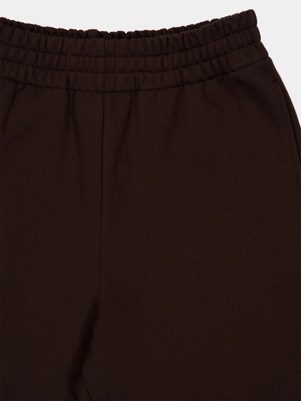 Dark Brown Cotton Jersey Joggers - Image 3