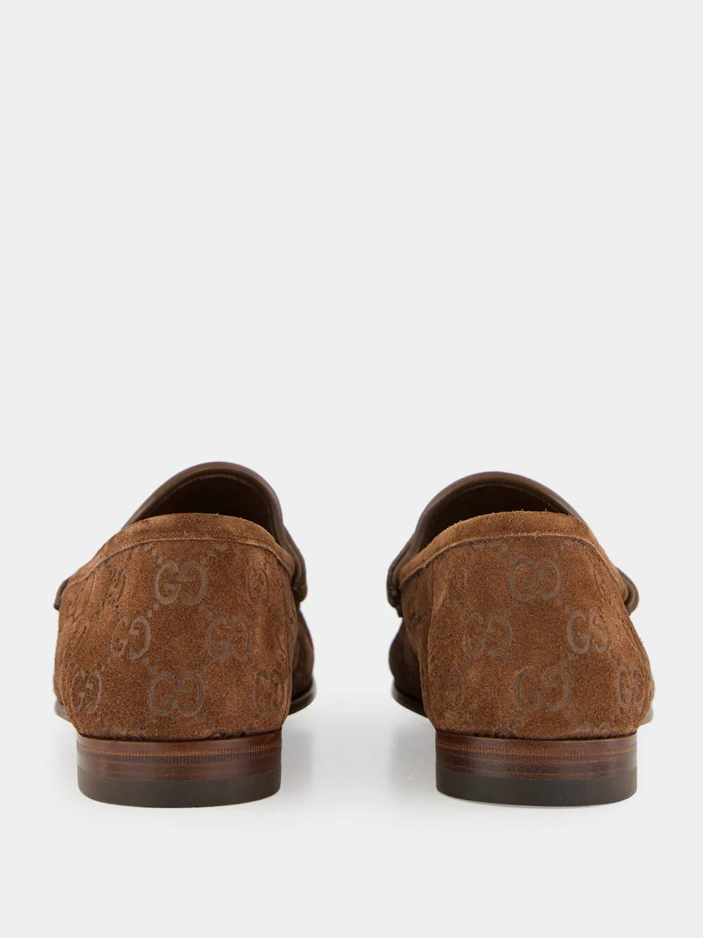 Dark Brown GG Suede Horsebit Loafer - Image 5