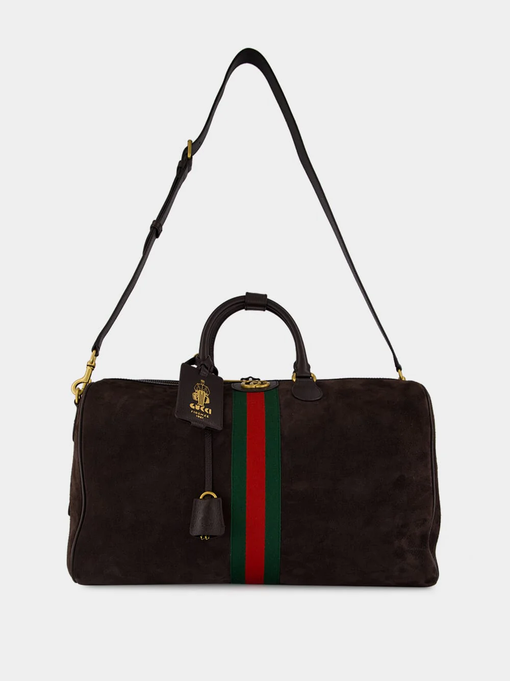 Dark Brown Savoy Medium Duffle Bag - Image 2