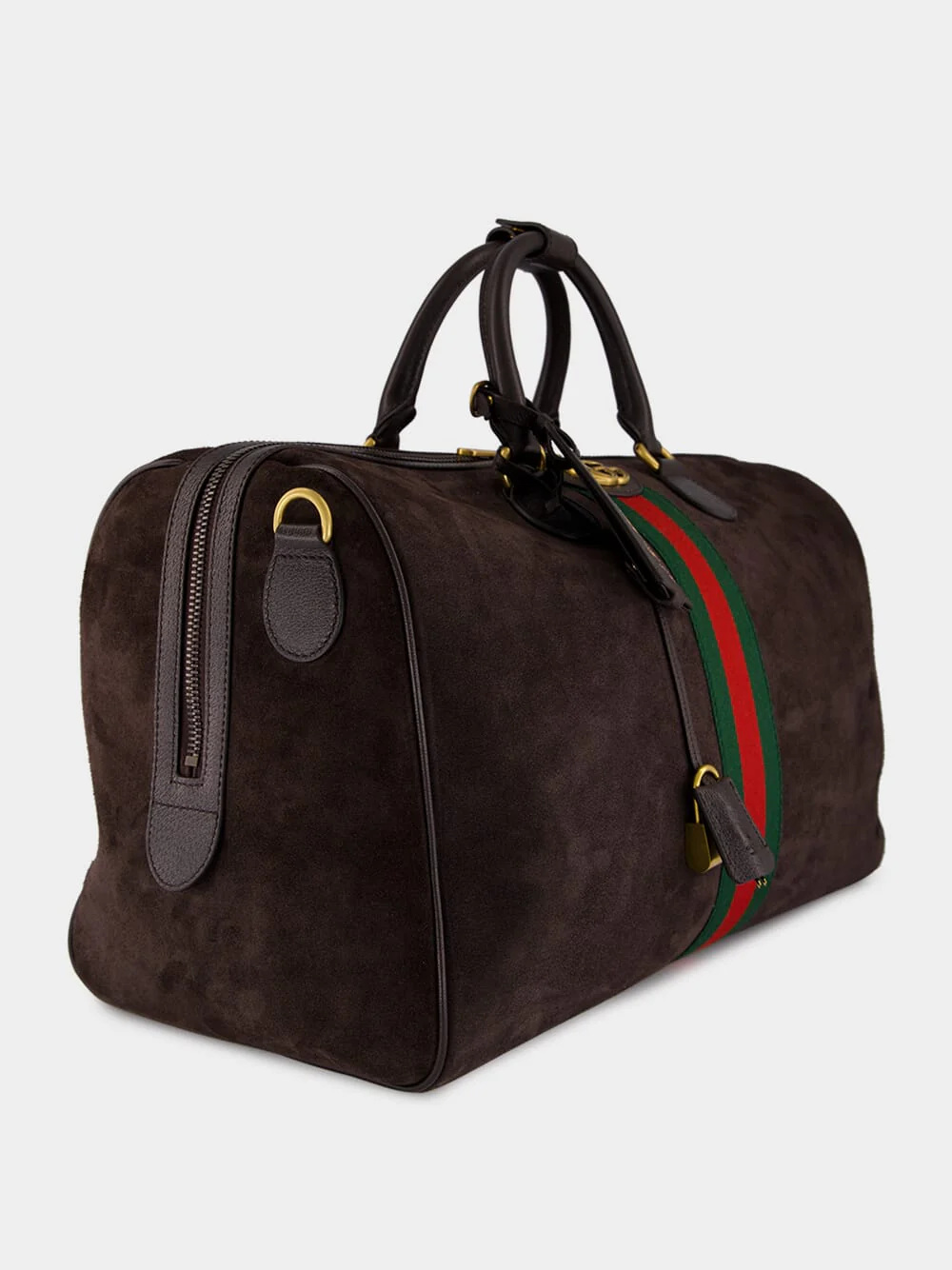 Dark Brown Savoy Medium Duffle Bag - Image 3