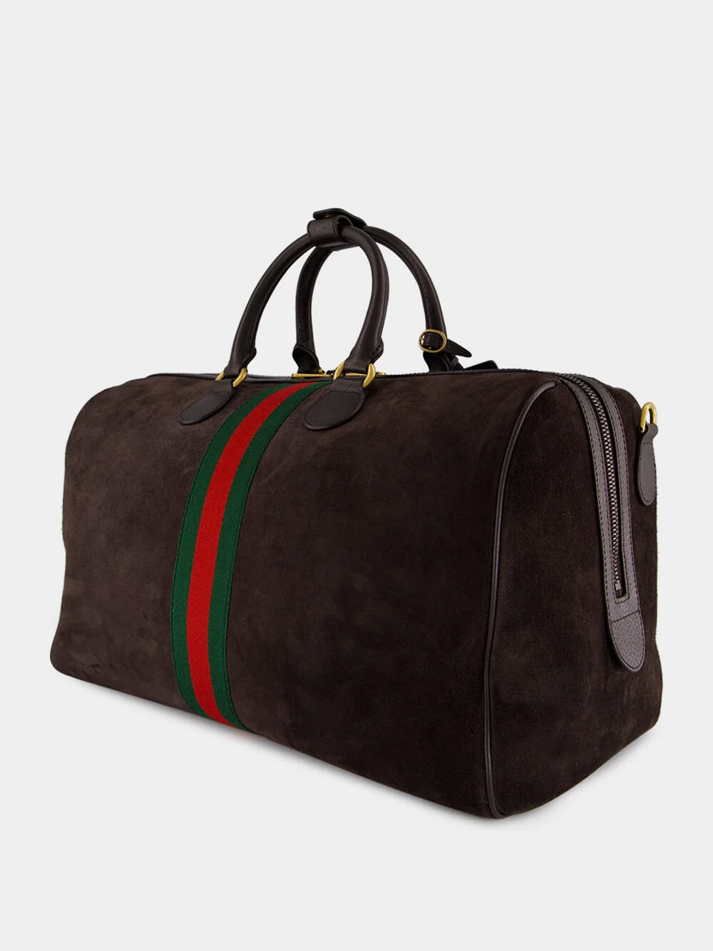 Dark Brown Savoy Medium Duffle Bag - Image 5