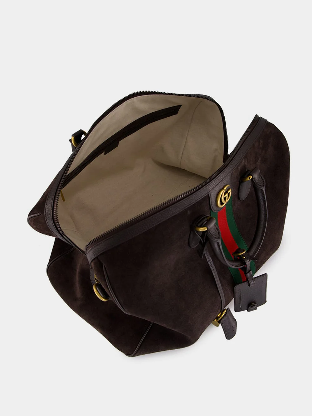 Dark Brown Savoy Medium Duffle Bag - Image 6