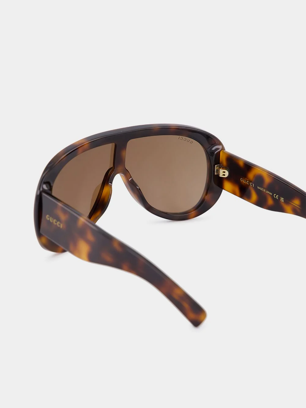 Dark Brown Tortoiseshell Frame Sunglasses - Image 4