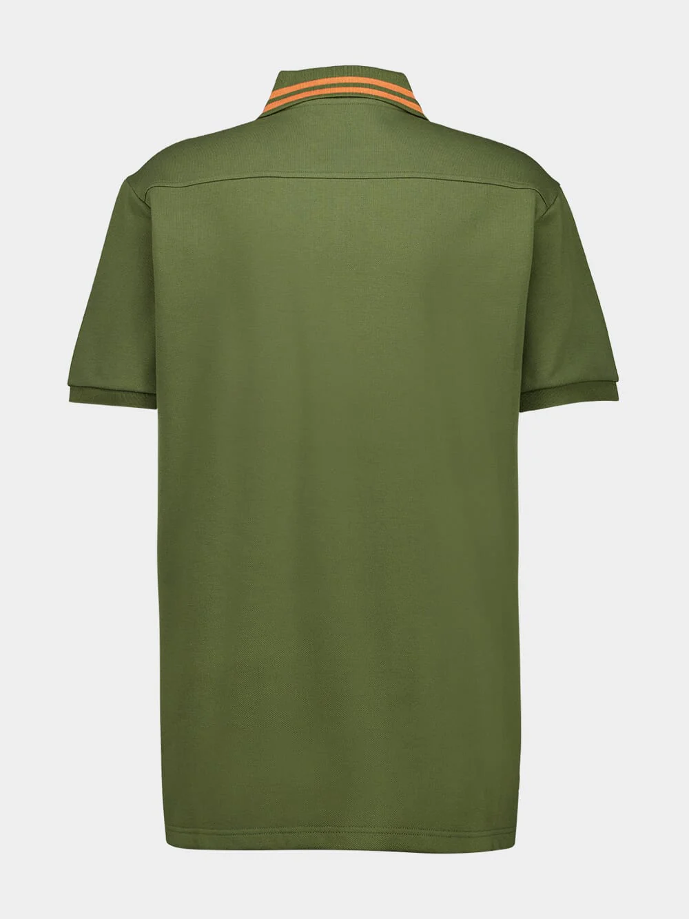 Dark Green Cotton Piquet Polo Shirt - Image 2