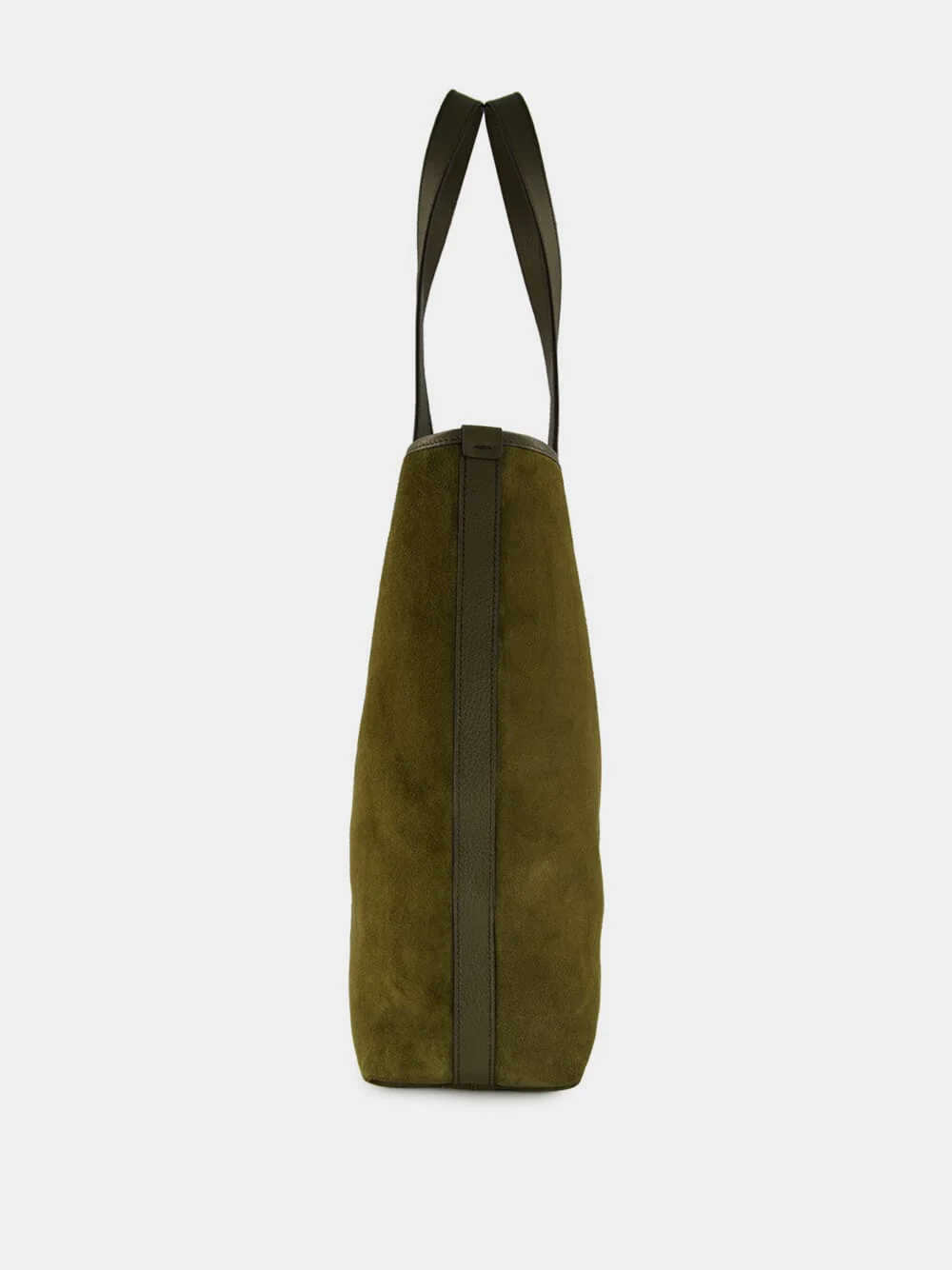 Dark Green Suede Ophidia Tote Bag - Image 3