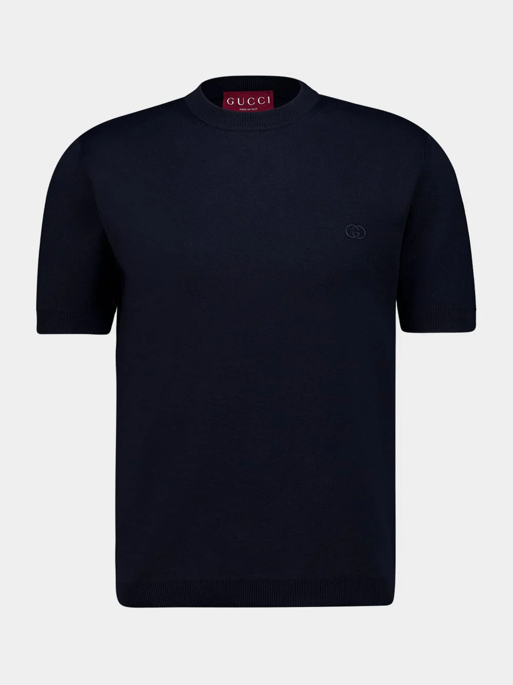 Dark Navy Cotton T-Shirt