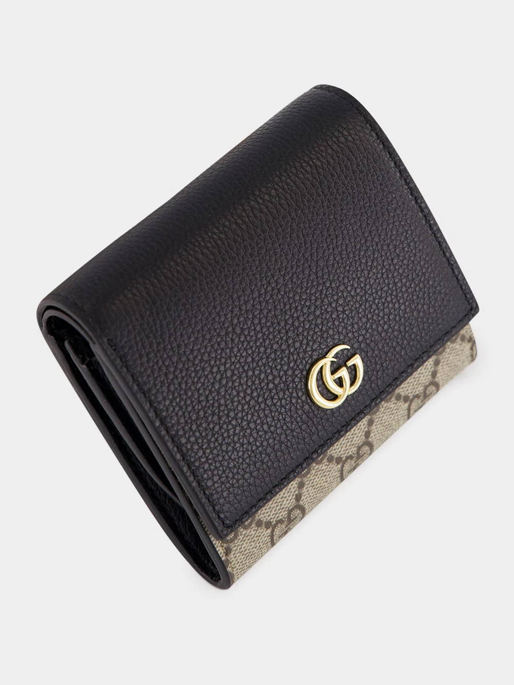 Ebony and Black GG Marmont Mini Wallet - Image 4