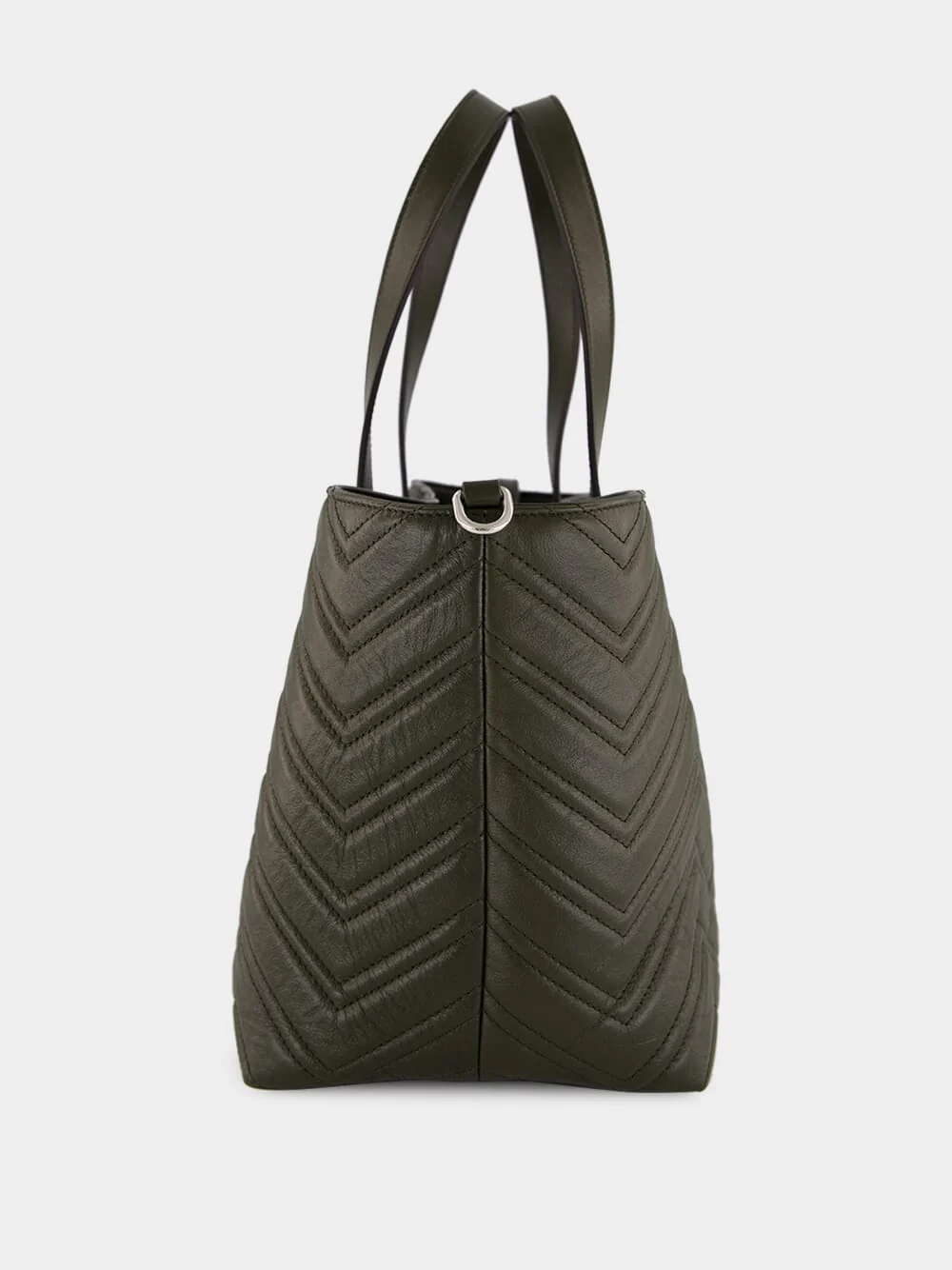 Forest Green GG Marmont Medium Tote Bag - Image 3