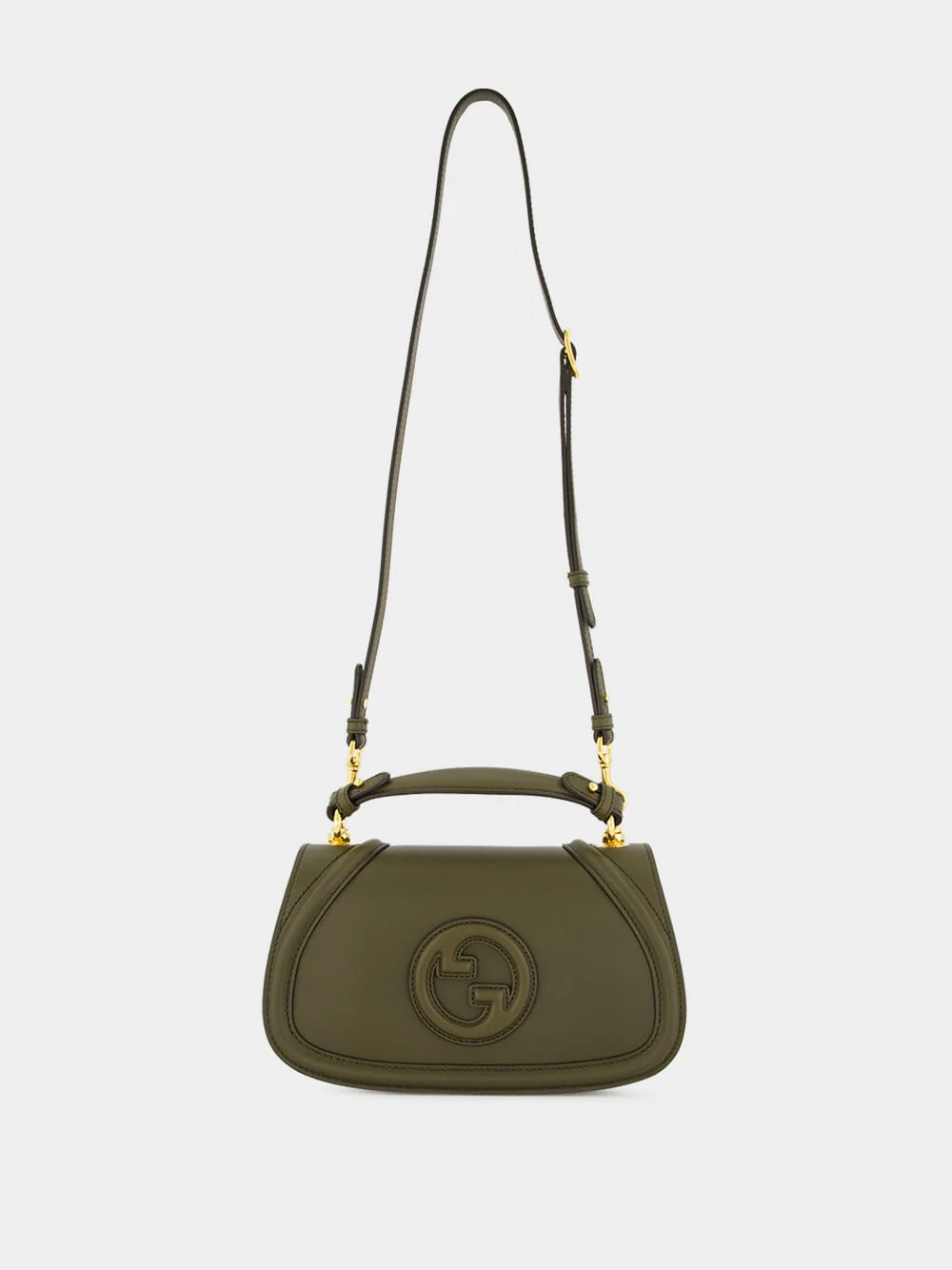 Forest Green Leather Blondie Bag - Image 2