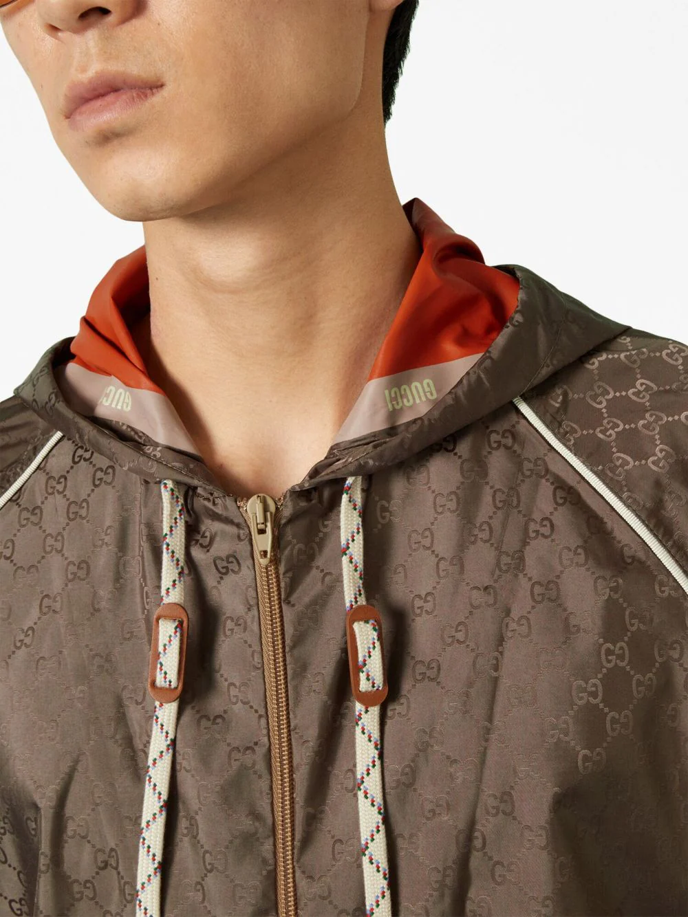 GG Fabric Hood Jacket - Image 5