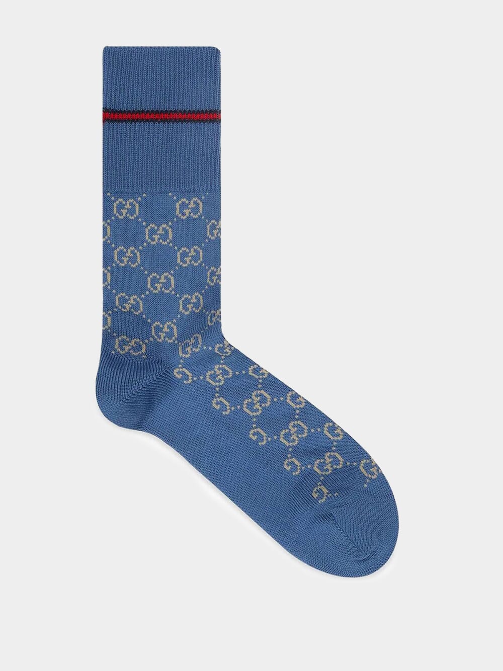 GG Monogram-Pattern Cotton Socks - Image 2