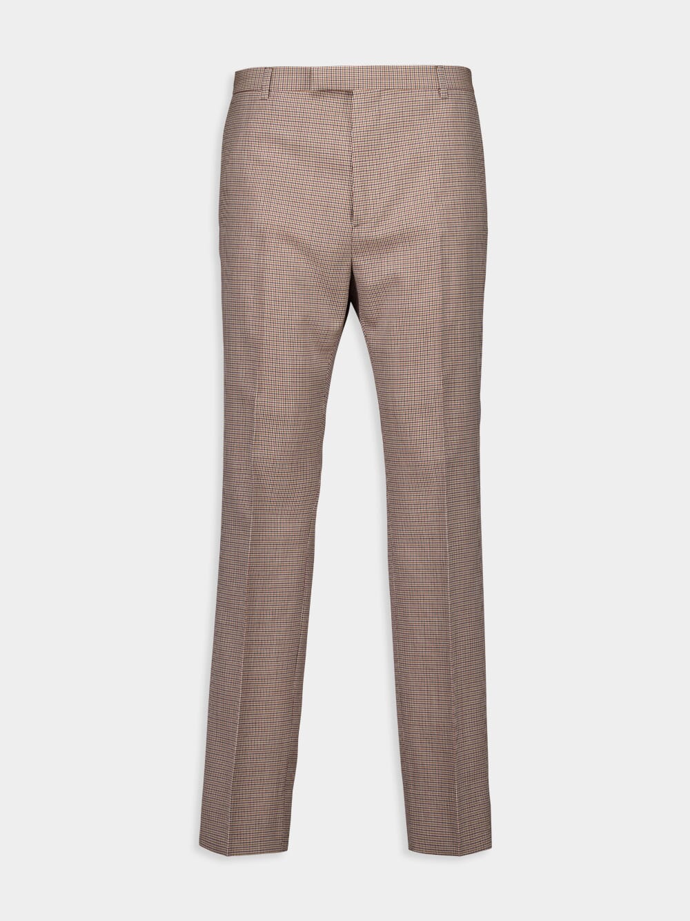 Gingham Wool Pants