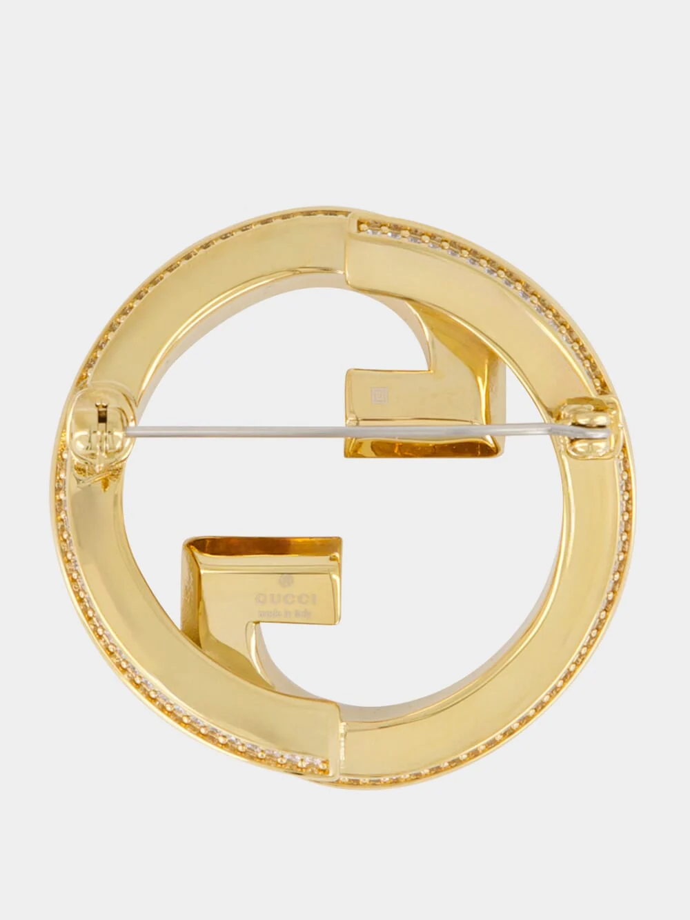Gold Blondie Crystal Brooch - Image 2